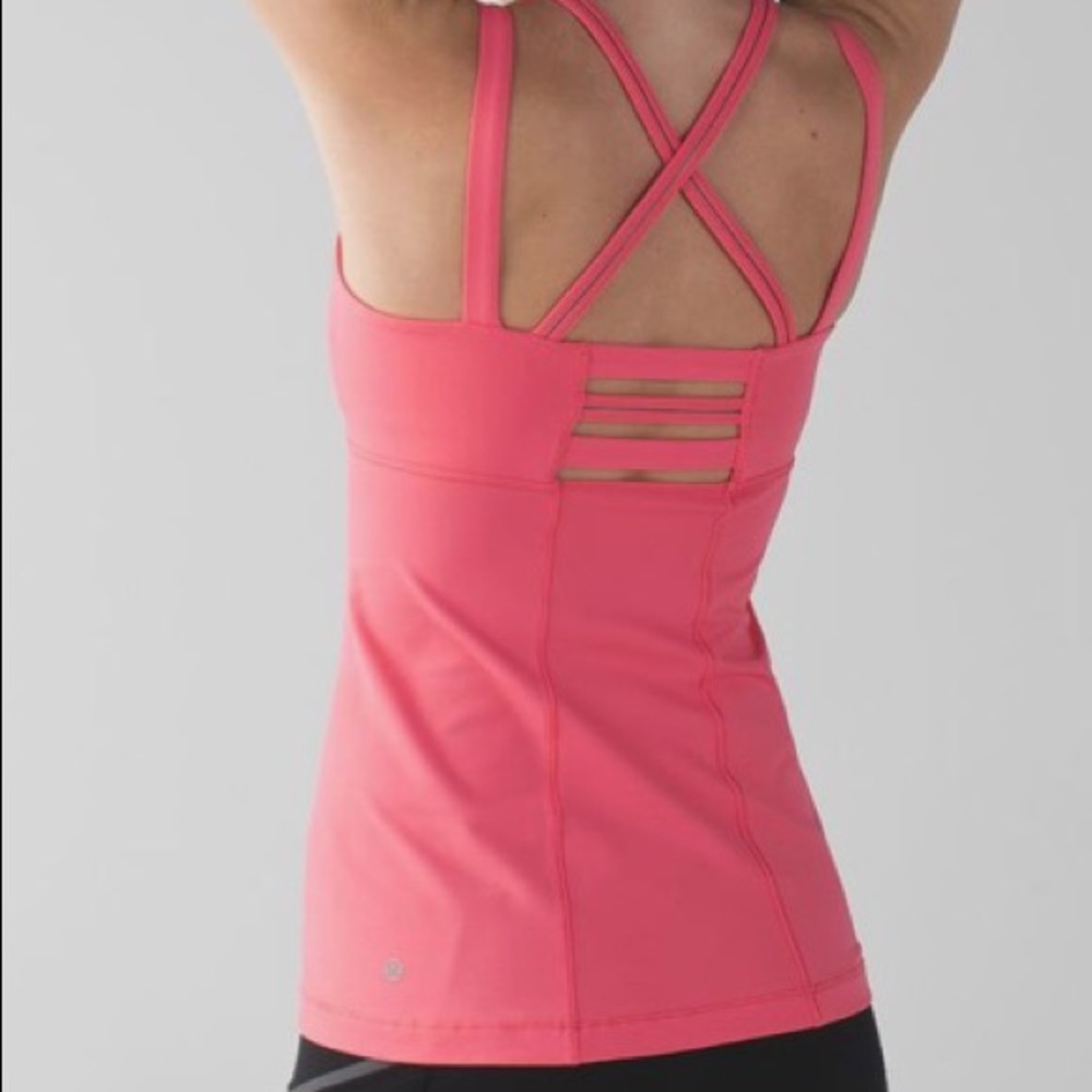 Lululemon Happy Strappy Tank - Pink Lemonade